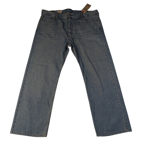 Levi's Other - Levis 569 Loose Straight Jeans Mens 42x32 Light Wash Denim Blue 00569-0601 NWT